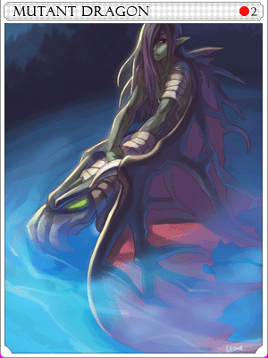 Mutant Dragon Card